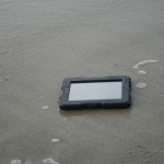 iPad am Strand